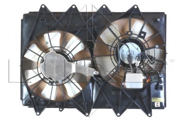 NRF 47706 Fan, radiator